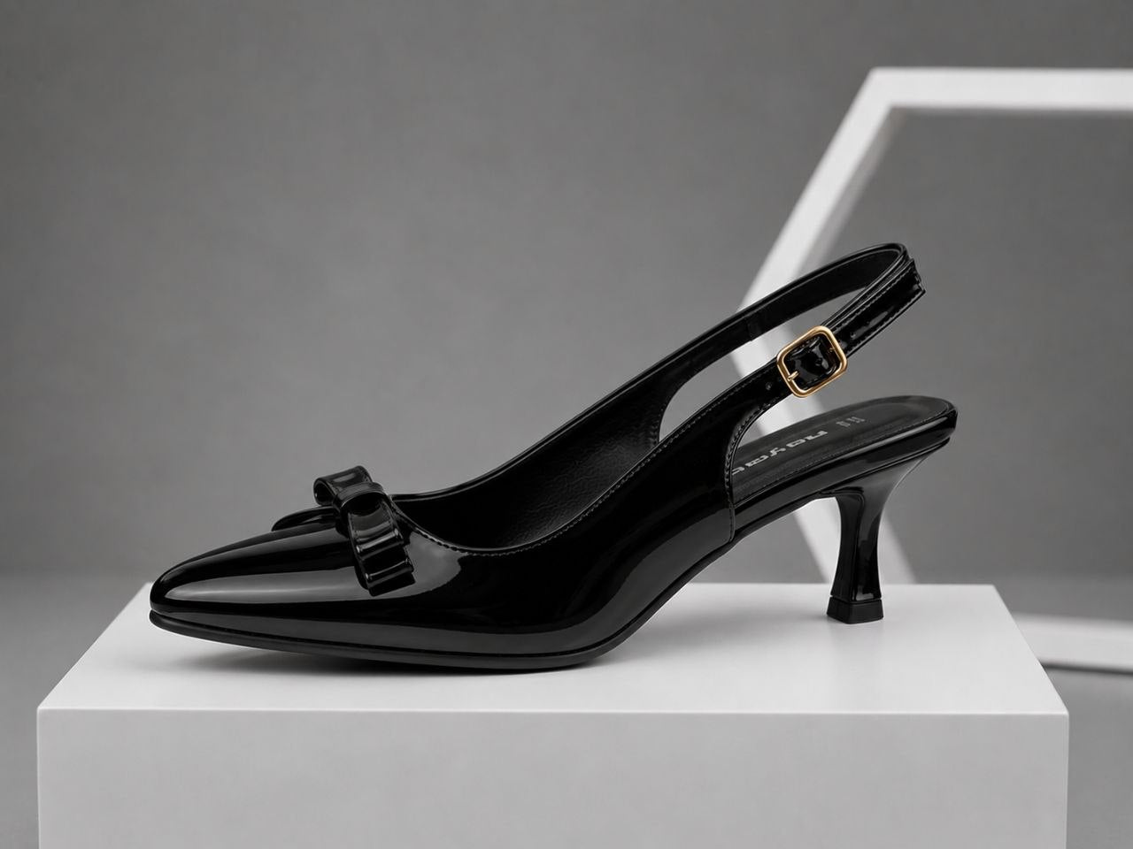 Midnight Elegance | Signature Black Slingback🖤